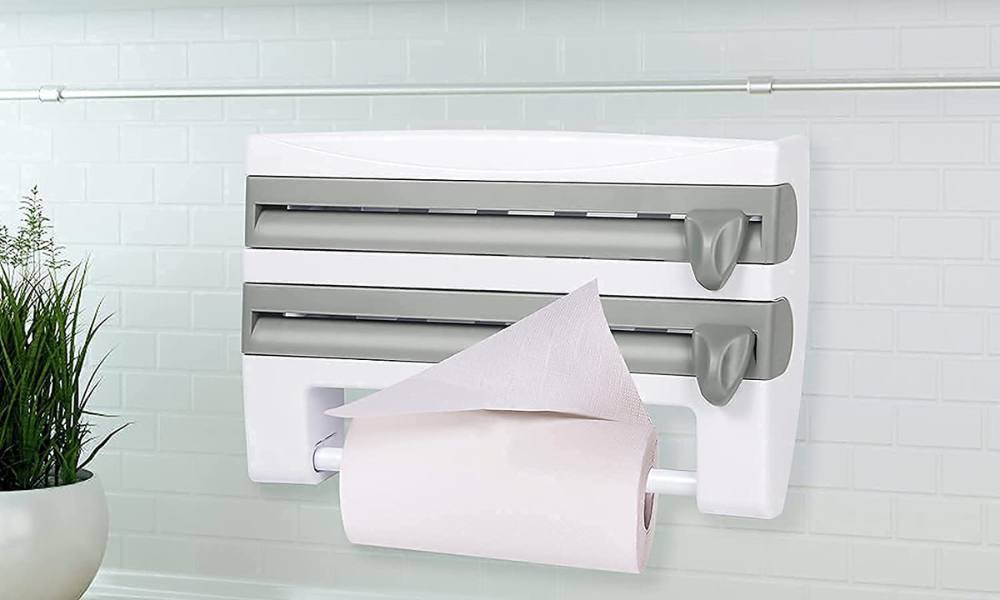 Wall-Mount Multifuctional Toilet Tissue Holder