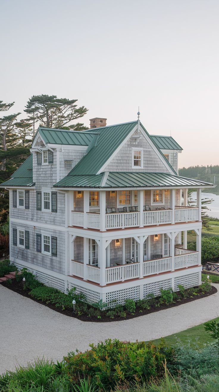26 Beautiful Coastal Cottage House Exterior Ideas
