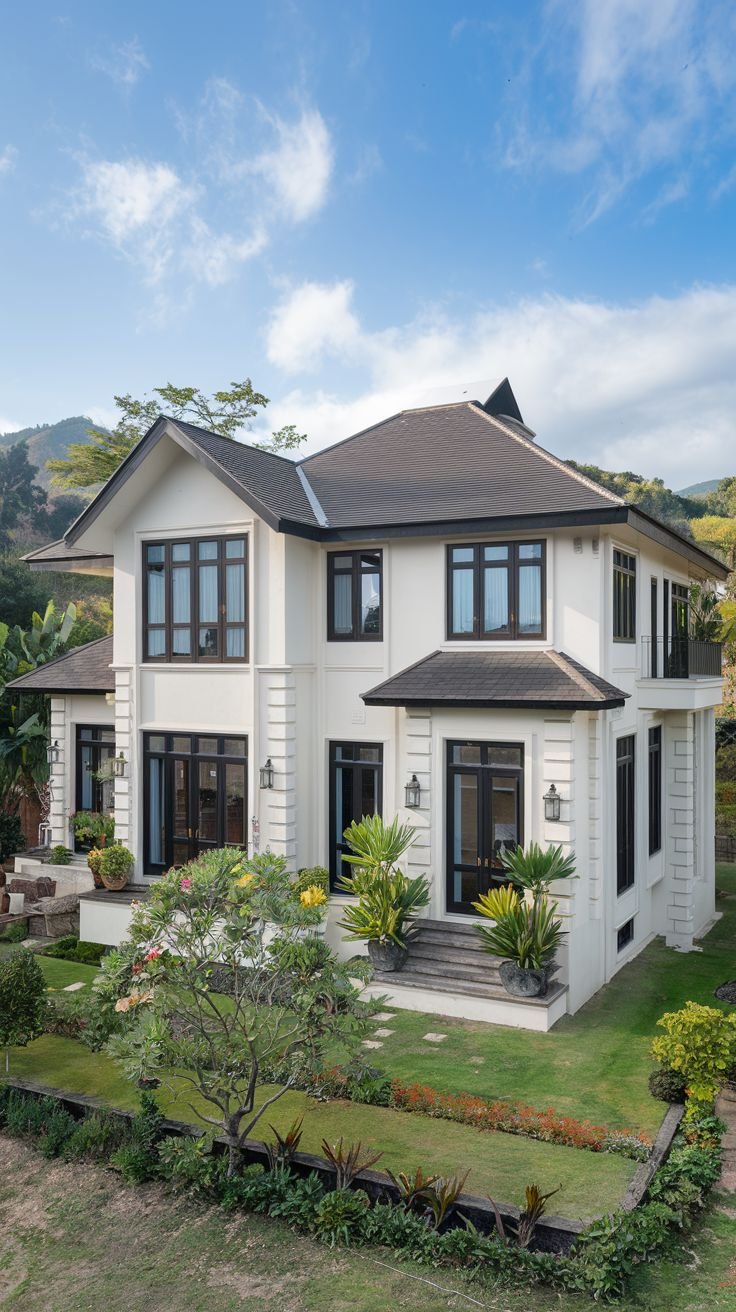 24 Beautiful Modern Villa Facade Designs: Get Inspired by Elegant Home Fronts