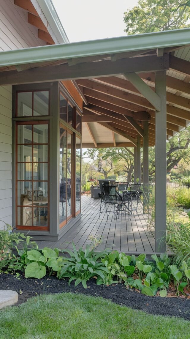 34 Covered Patios Ideas Attached to House