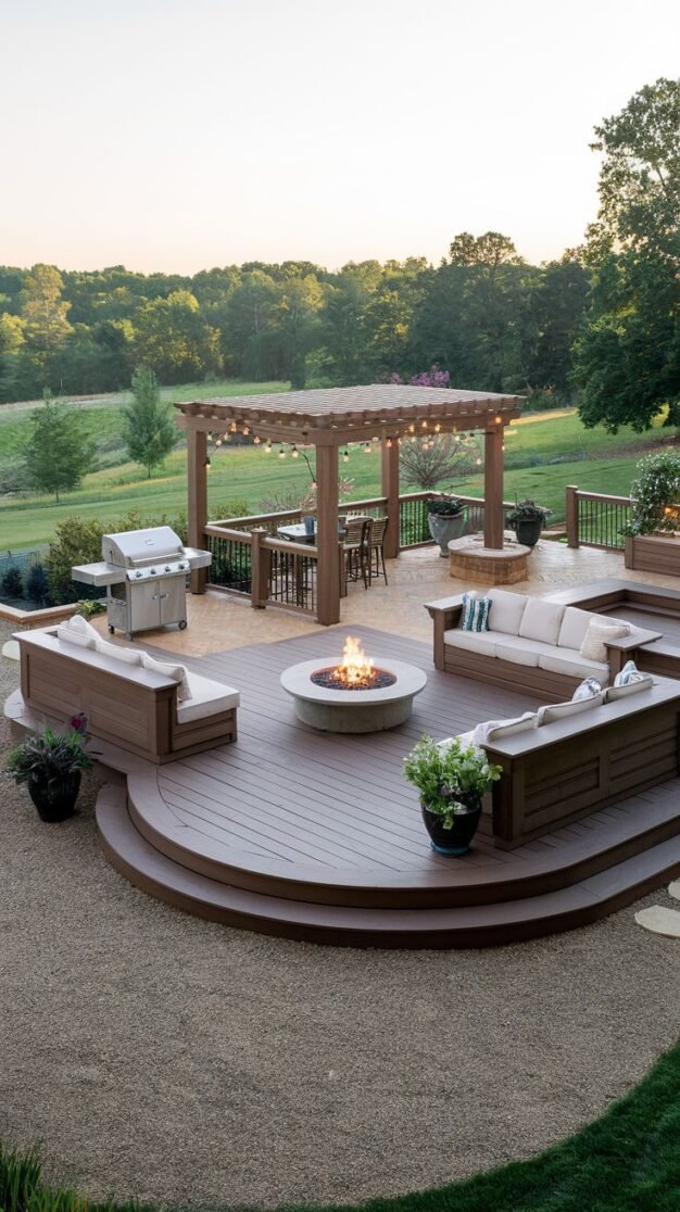 26 Cozy Luxury Backyard Patio Designs for Stylish Outdoor Living