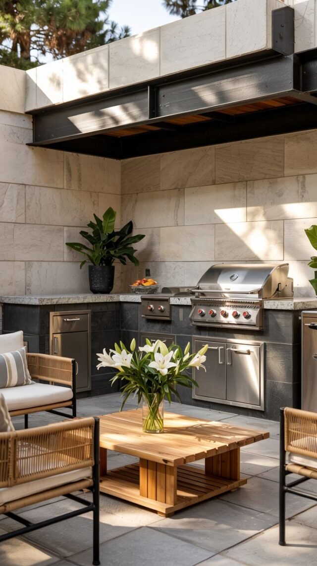 25 DIY Outdoor Grill Station Ideas: Construct an Elegant Outdoor Kitchen