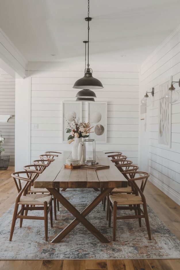 26 Modern Farmhouse Dining Room Ideas That Feel Warm and Inviting