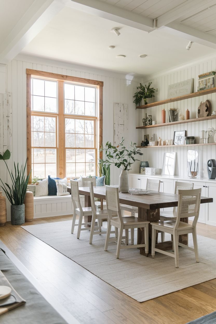 26 Modern Farmhouse Dining Room Ideas That Feel Warm and Inviting