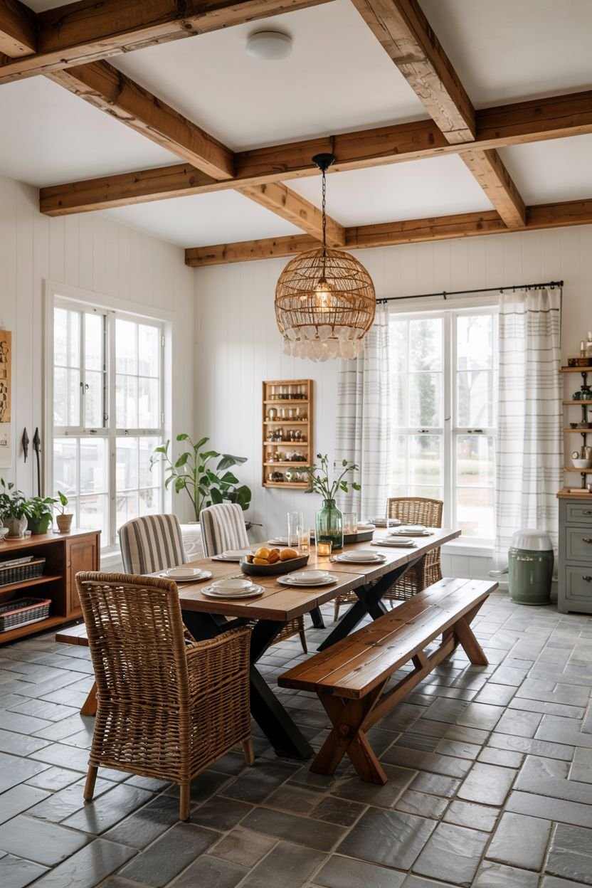 26 Modern Farmhouse Dining Room Ideas That Feel Warm and Inviting