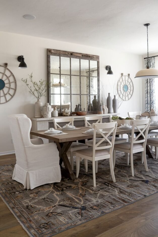 26 Modern Farmhouse Dining Room Ideas That Feel Warm and Inviting