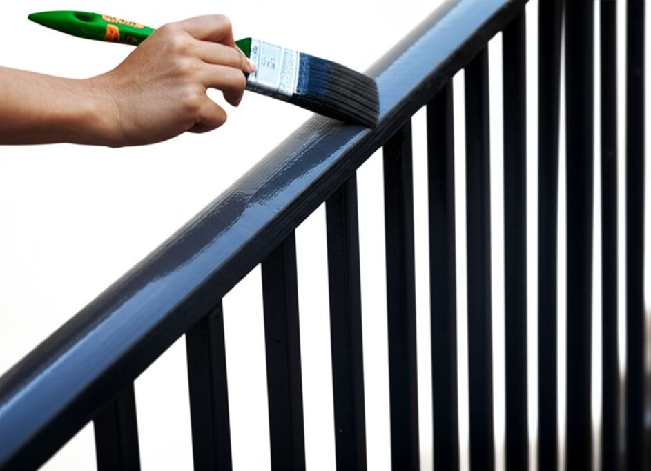 Repainting the Railing and Walls