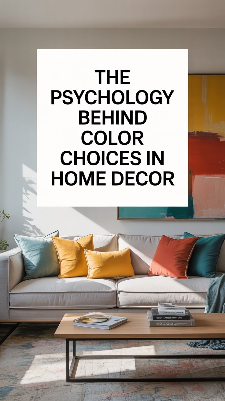 The Psychology Behind Color Choices in Home Decor