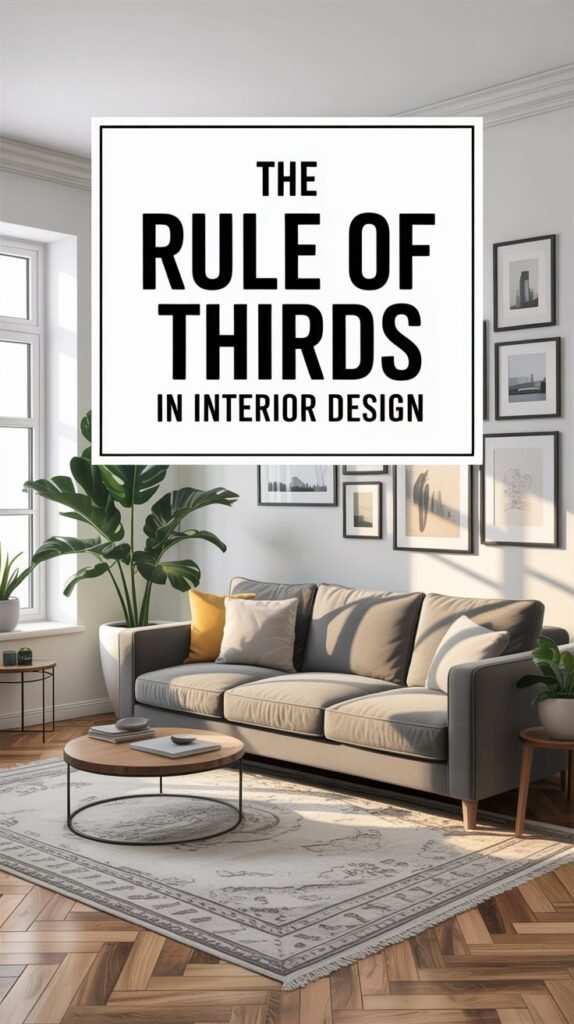 The Rule of Thirds in Interior Design: Creating Harmony and Visual Flow