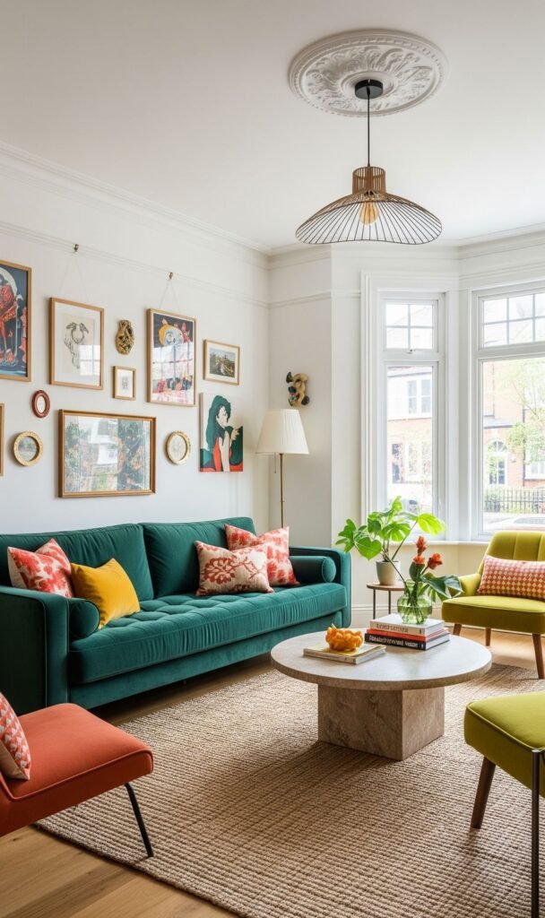 Vintage Decor in living room