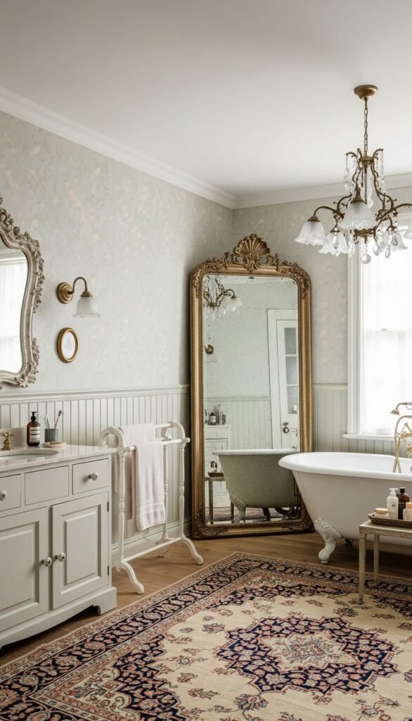 Vintage Decor in bathroom