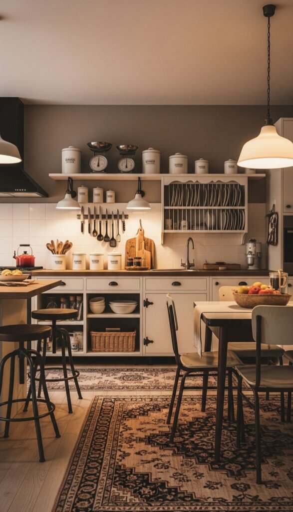 Vintage Decor in kitchen