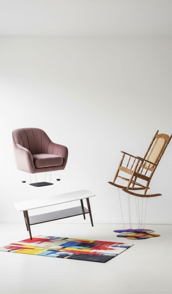 Disconnected Furniture Arrangement