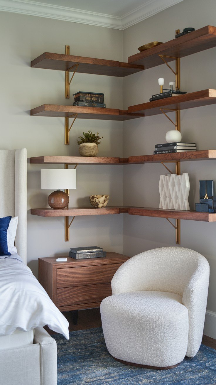 28 Artistic Bedroom Shelves Decor Ideas for Unique and Expressive Displays