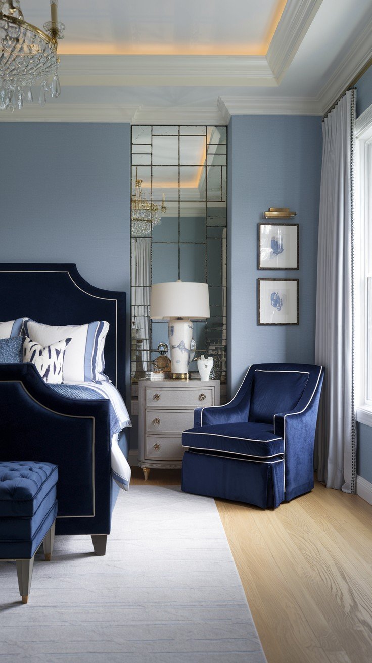 29 Beautiful Navy Bedroom Ideas for Stunning Interiors