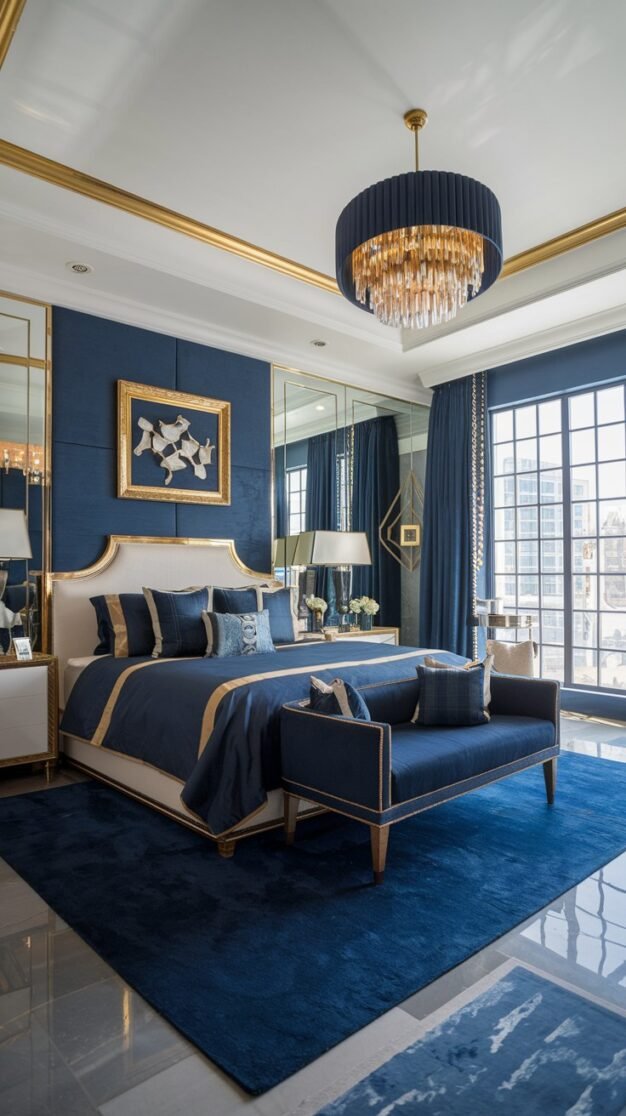 29 Beautiful Navy Bedroom Ideas for Stunning Interiors