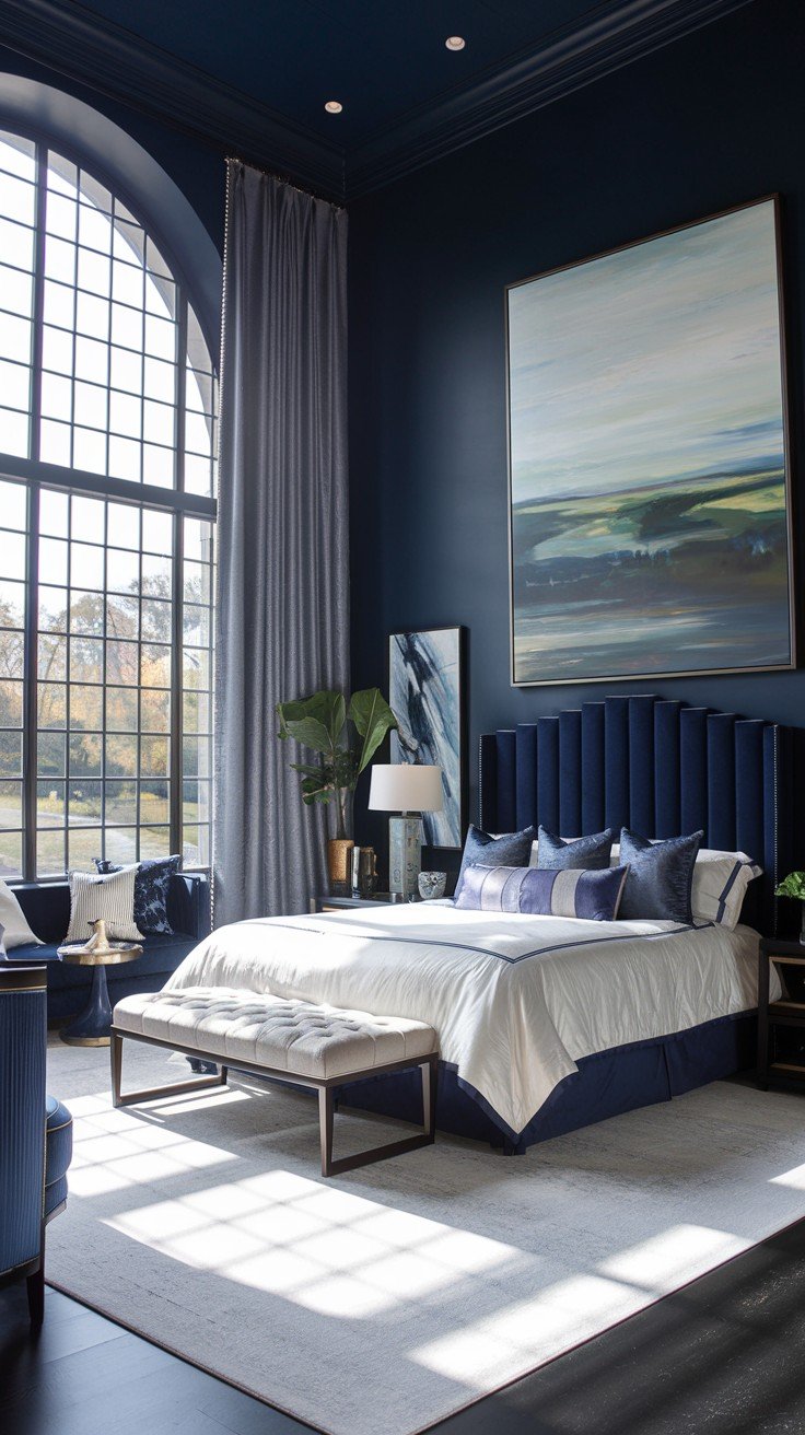 29 Beautiful Navy Bedroom Ideas for Stunning Interiors
