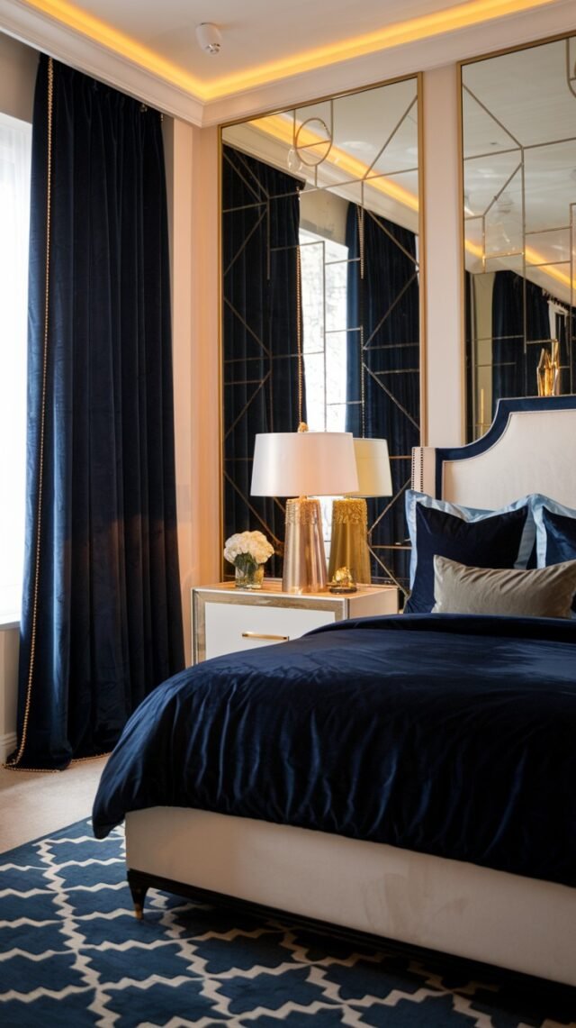 29 Beautiful Navy Bedroom Ideas for Stunning Interiors