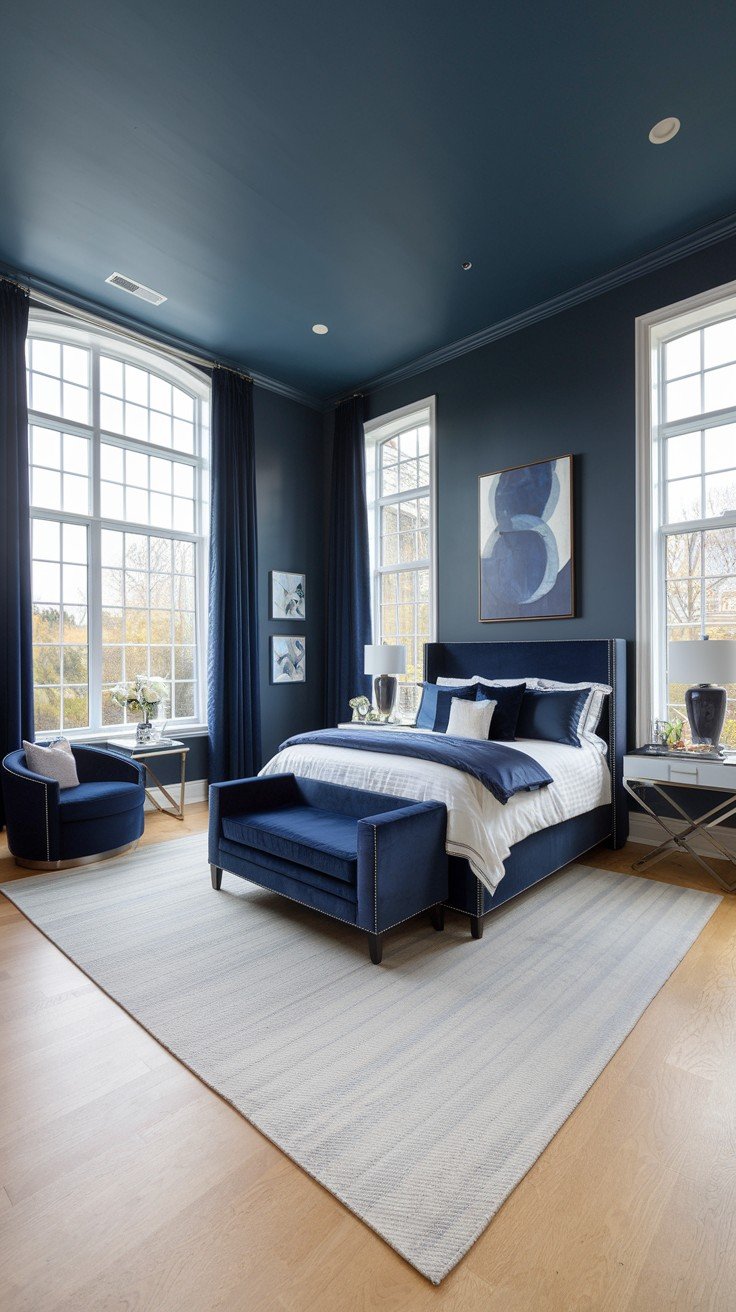 29 Beautiful Navy Bedroom Ideas for Stunning Interiors