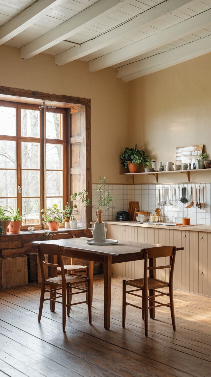 24 Beautiful Warm Rustic Kitchen Ideas to Embrace Natural Beauty