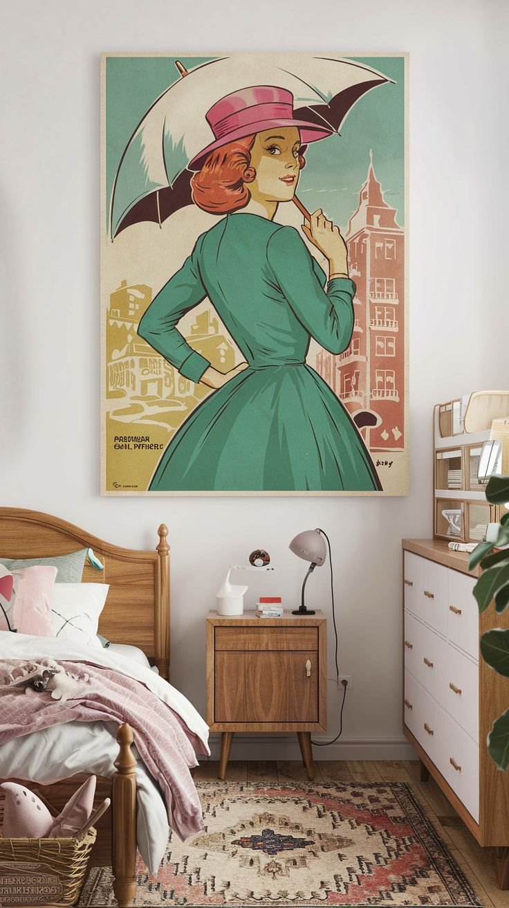 22 Beautiful Poster Print Ideas for a Charming Bedroom Ambiance