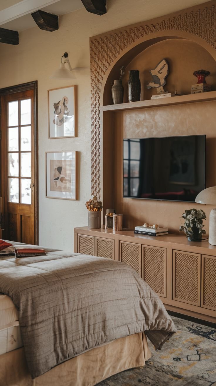 31 Luxury Bedroom TV Unit Ideas for a Regal Retreat