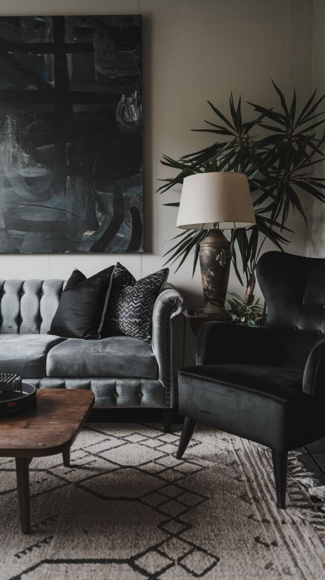24 Chic Moody Home Decor Ideas for an Elegant Dark Interior