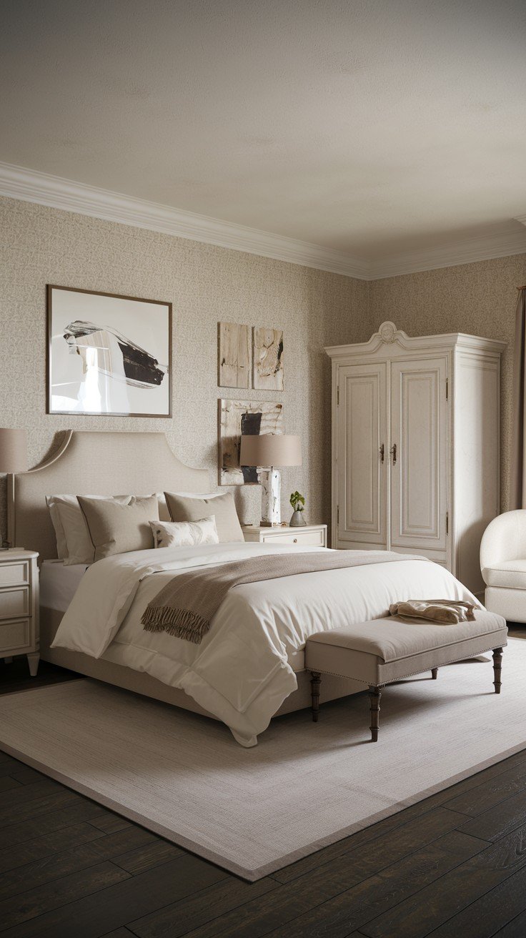27 Classic Neutral Bedroom Ideas