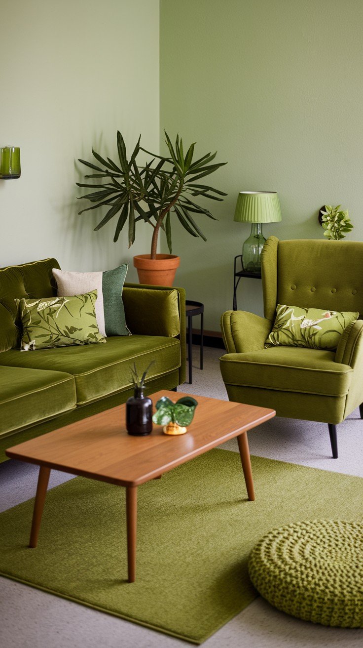 24 Comfortable Green Home Decor Ideas for a Cozy Interior