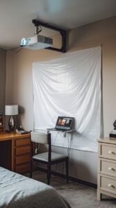 22 Unique Bedroom Projector Mounting Ideas