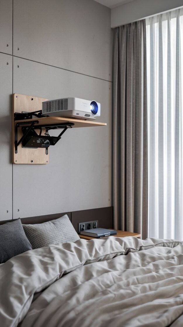 22 Unique Bedroom Projector Mounting Ideas