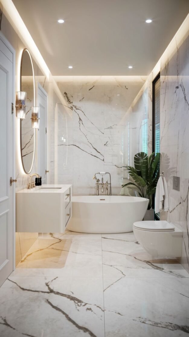 29 Glam Guest Bathroom Ideas That Feel Lavish