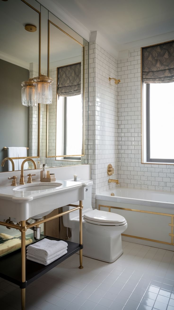 29 Glam Guest Bathroom Ideas That Feel Lavish