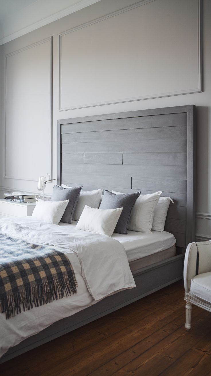 39 Elegant Grey Headboard Bedroom Ideas for a Sophisticated Look