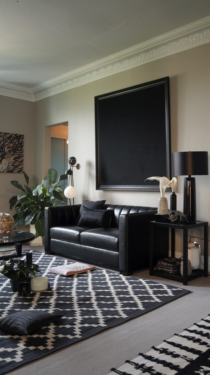 27 Refined Black Home Decor Ideas for a Polished Modern Interior