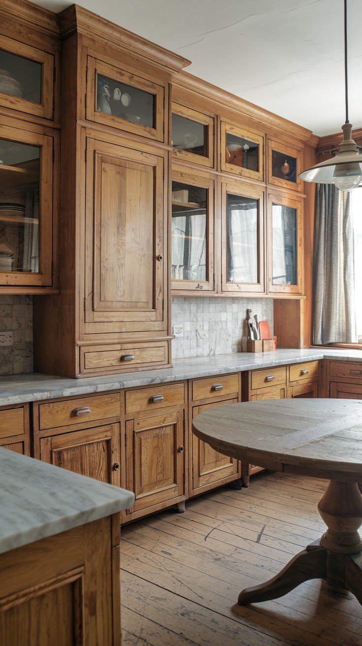 28 Stylish Rustic Kitchen Cabinet Designs