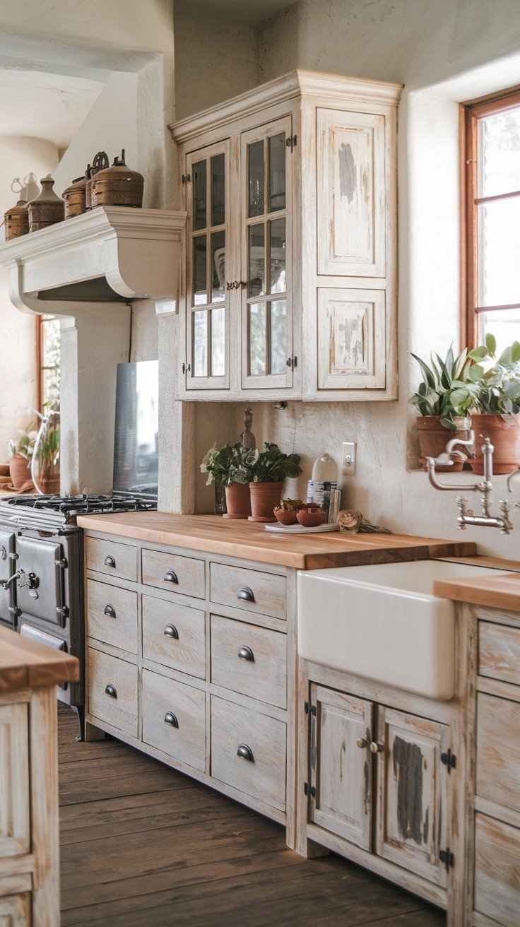 28 Stylish Rustic Kitchen Cabinet Designs