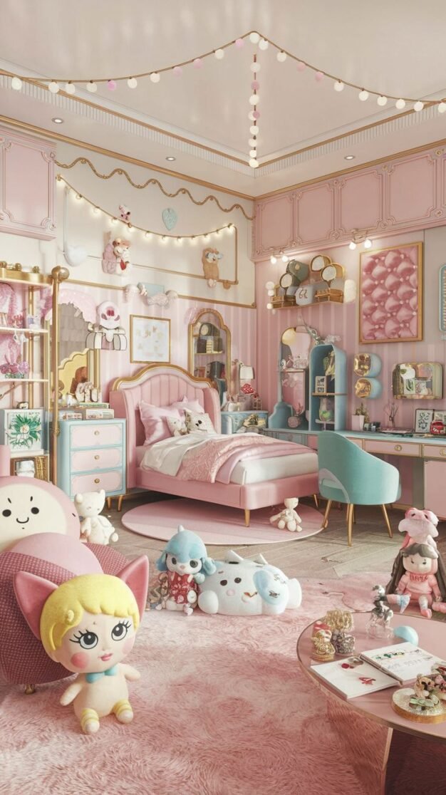 25 Sweet Kawaii Bedroom Ideas For A Relaxing Ambiance 25-sweet-kawaii-bedroom-ideas-for-a-relaxing-ambiance