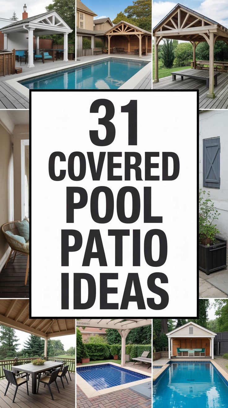 31 Covered Pool Patio Ideas for Stylish Outdoor Living