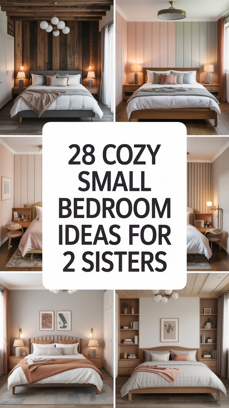 28 Cozy Small Bedroom Ideas For 2 Sisters for a Sophisticated Shared Room
