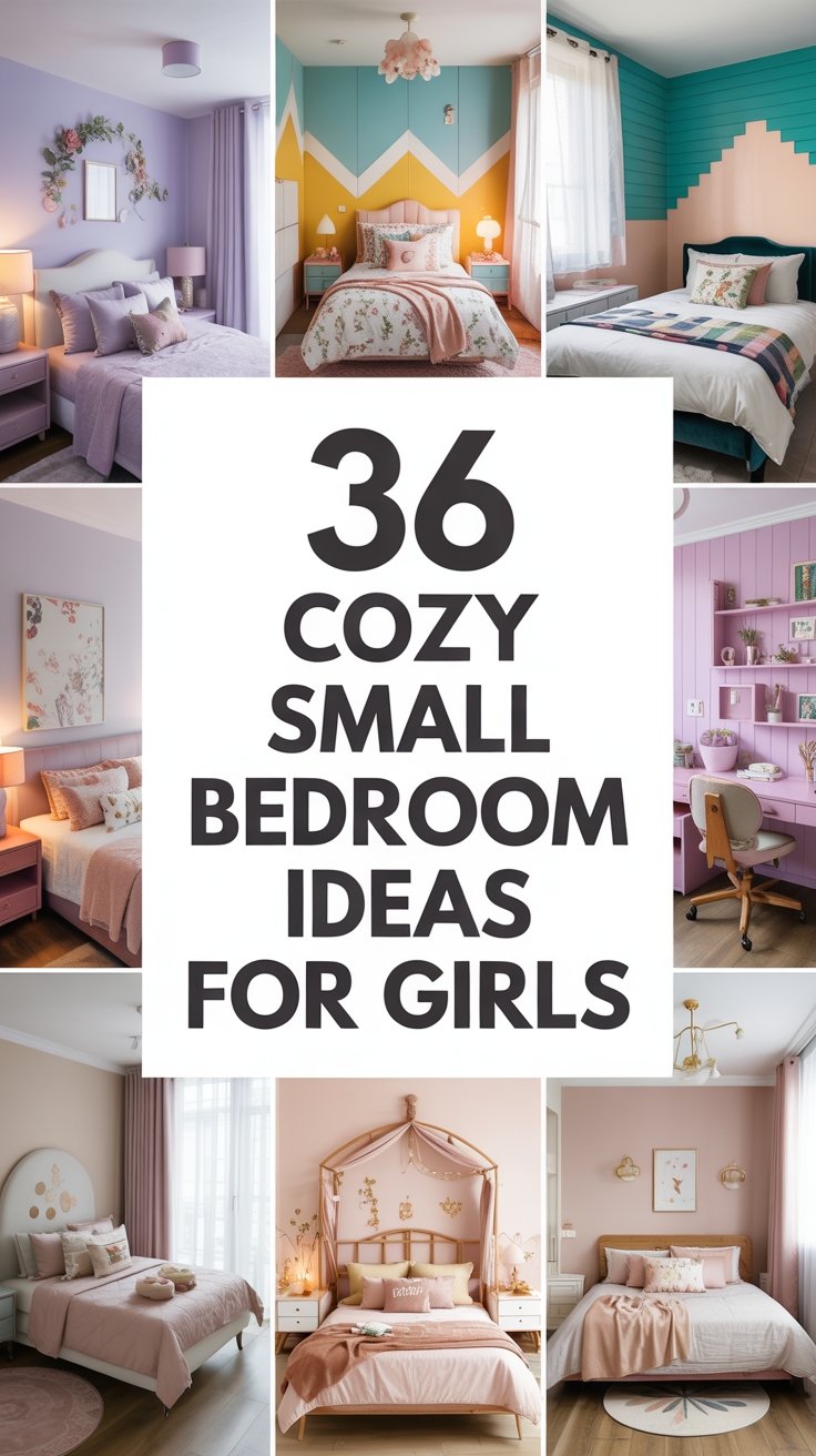 36 Cozy Small Bedroom Ideas For Girls
