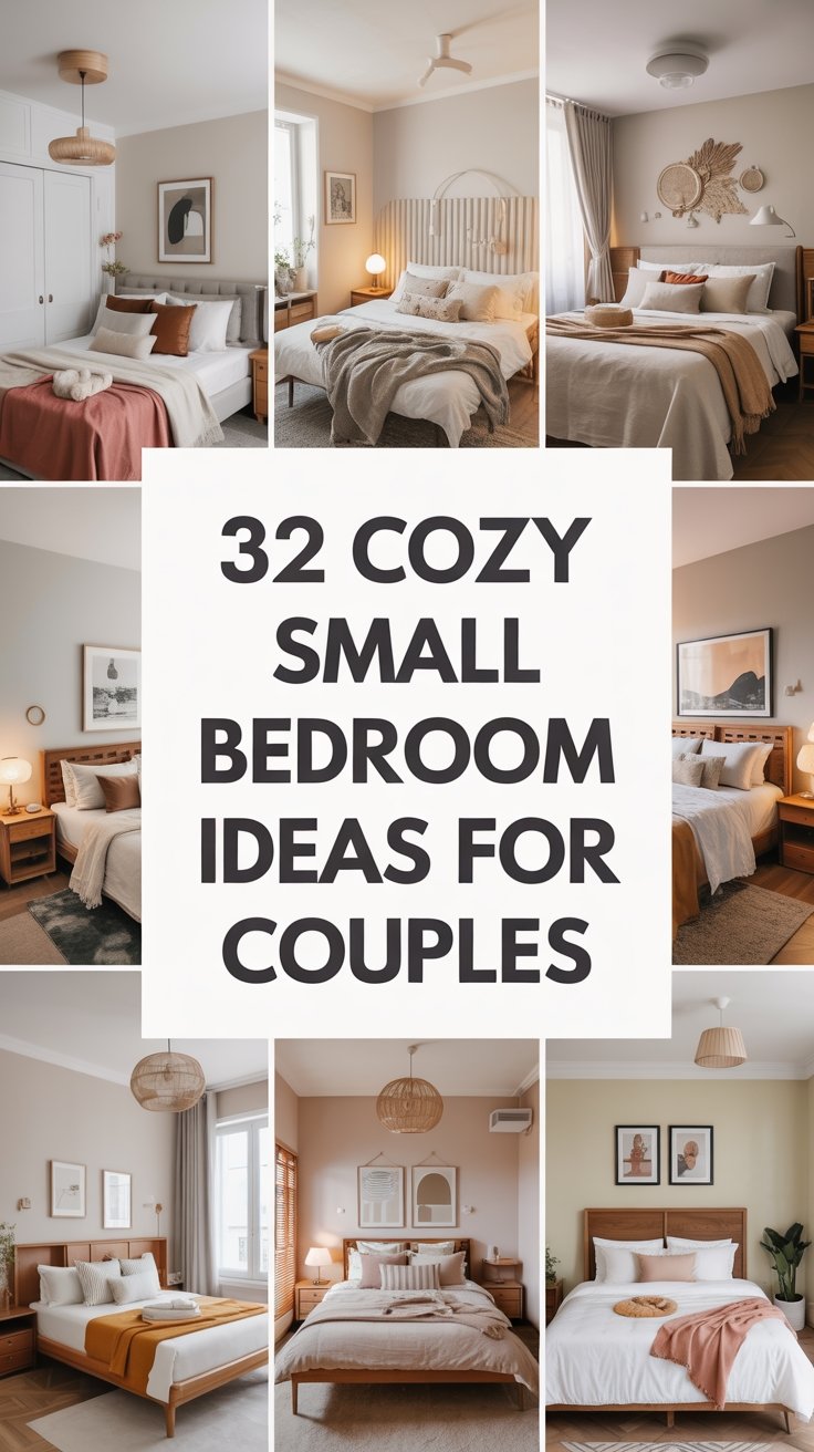 32 Cozy Small Bedroom Ideas for Couples for a Dreamy Escape