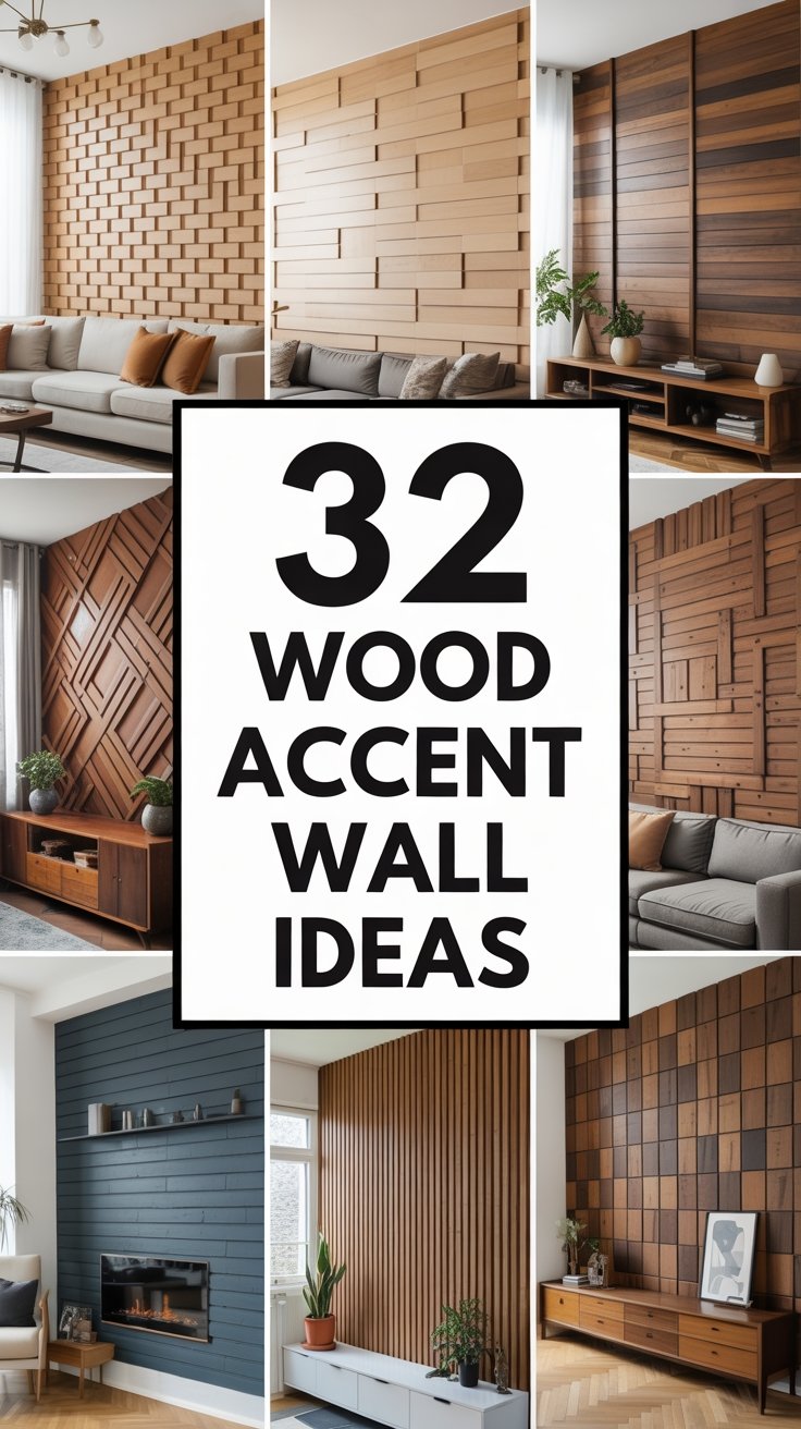 32 Stunning Wood Accent Wall Ideas for a Refined and Sophisticated Look
