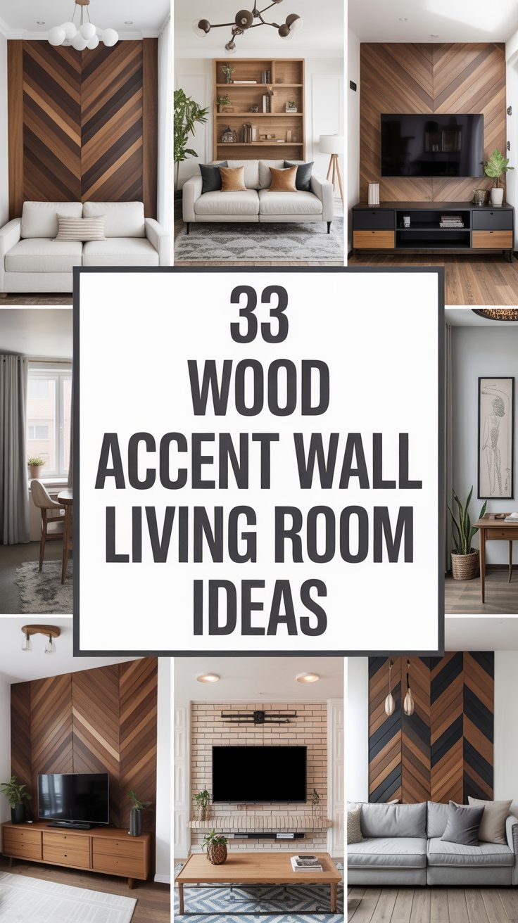 33 Wood Accent Wall Living Room Ideas for a Sophisticated Look