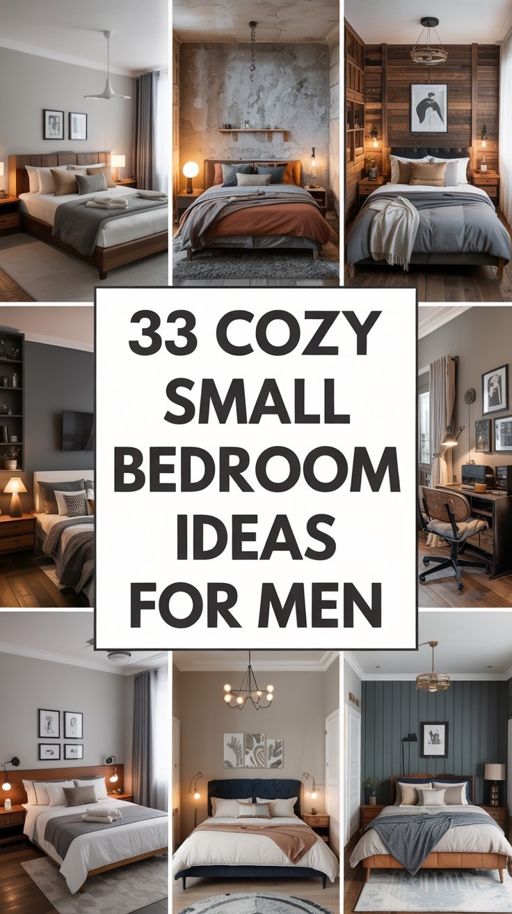 Cozy Small Bedroom Ideas For Men