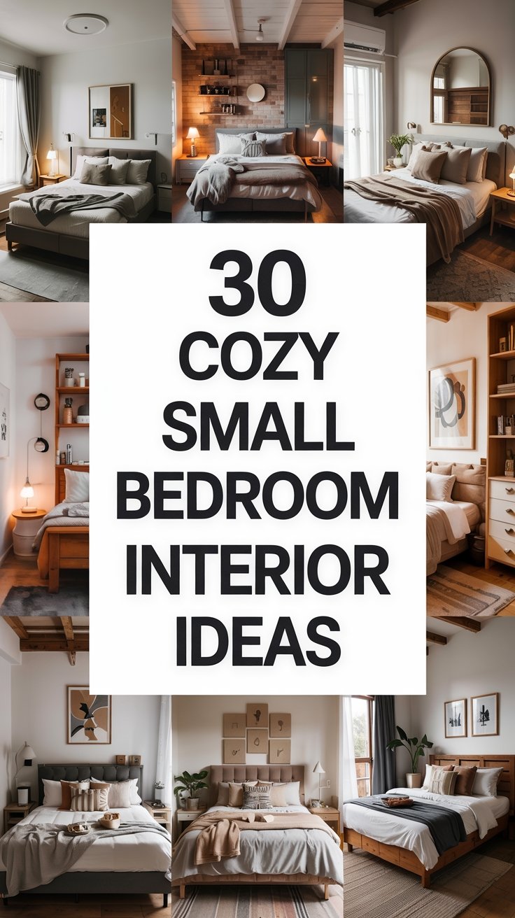 30 Cozy Small Bedroom Interior Ideas for a Peaceful Retreat