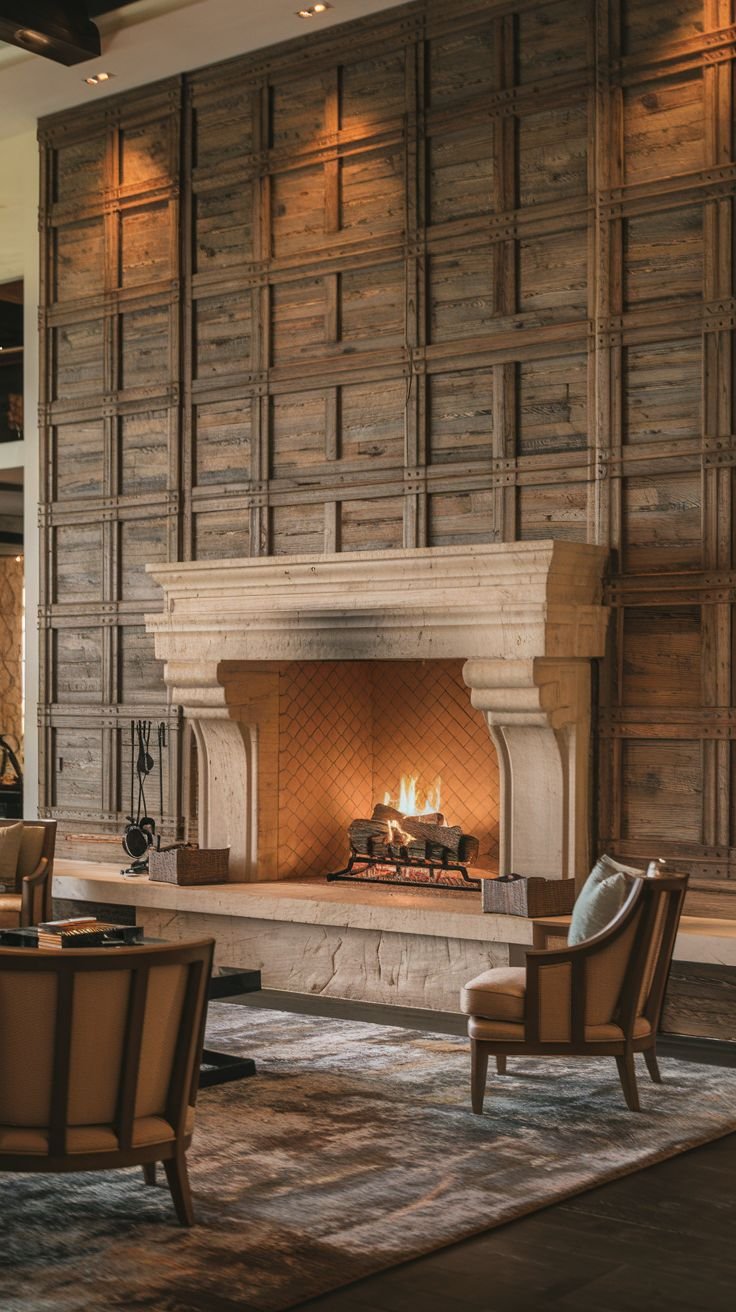 32 Luxury Fireplace Accent Wall Ideas for a High-End Look