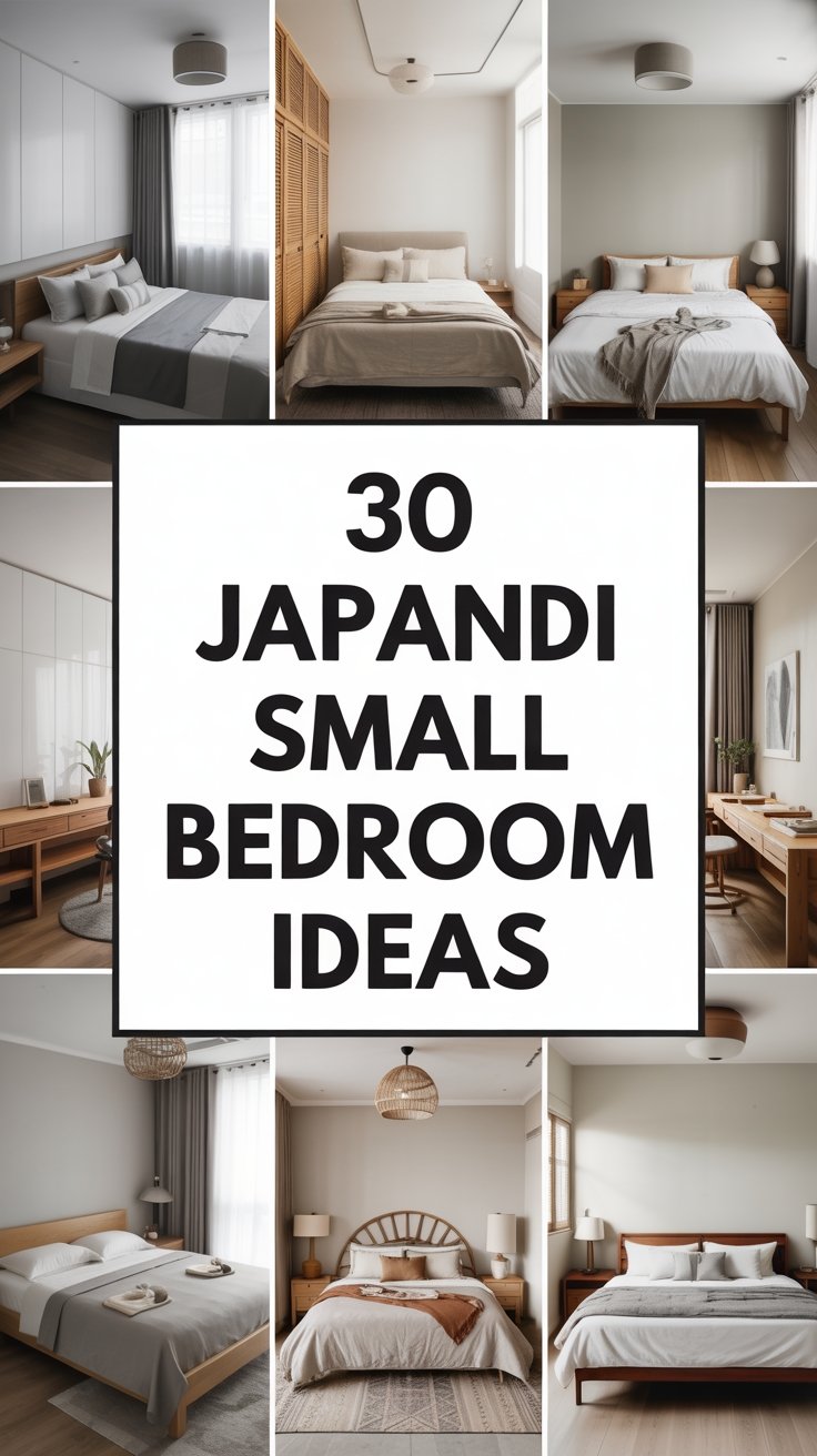 30 Japandi Small Bedroom Ideas for a Peaceful Sanctuary