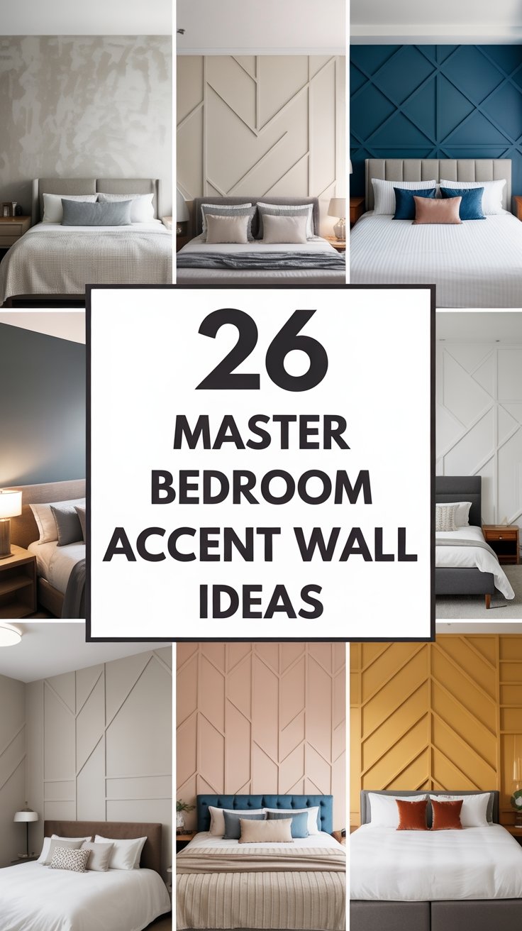 26 Luxury Master Bedroom Accent Wall Ideas for an Elegant Home
