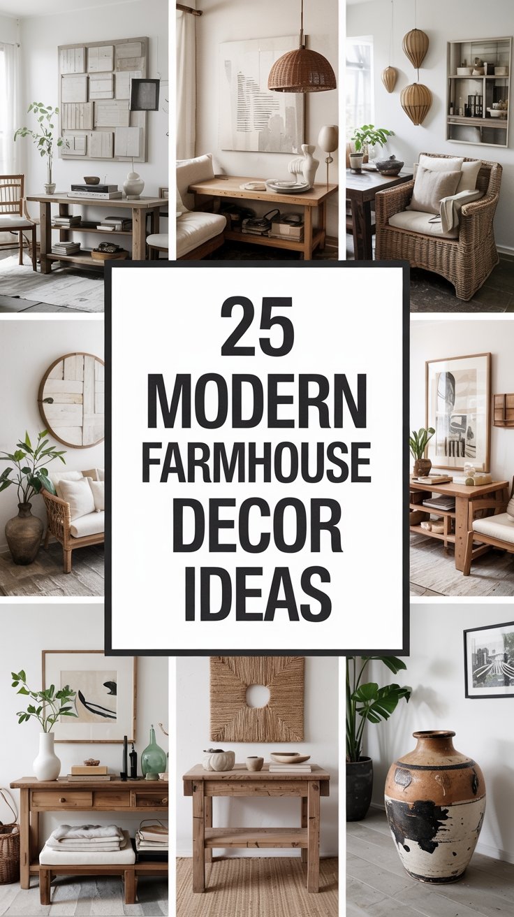 25 Modern Farmhouse Decor Ideas to Refresh Your Space